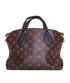 Flower Zipped Tote PM, back view